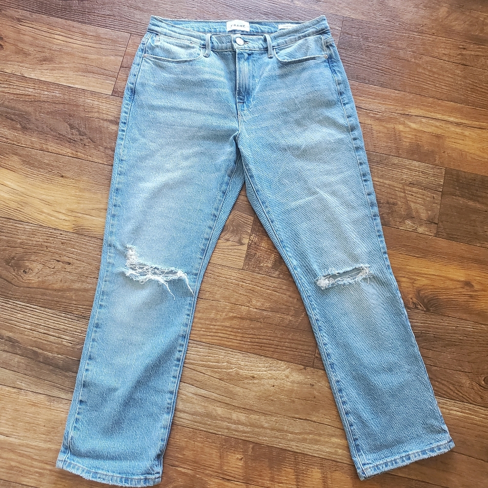 FRAME Le High Straight Jeans size 29.